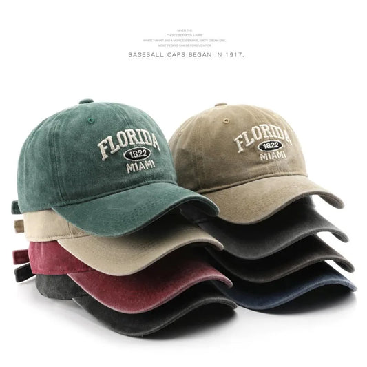Boné Vintage Florida com Bordado e Ajuste Snapback!