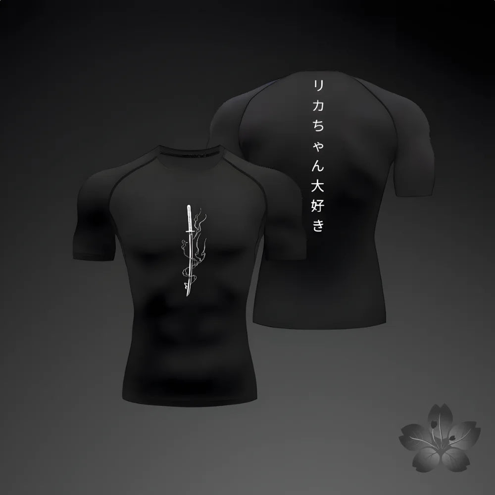 Camiseta Masculina Esportiva de Compressão para Corrida e Academia!