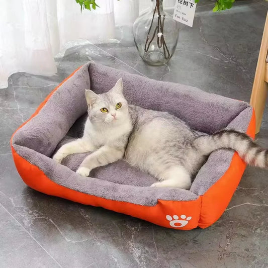 Cama Pet Impermeável e Macia para Cães e Gatos – Conforto Quentinho!