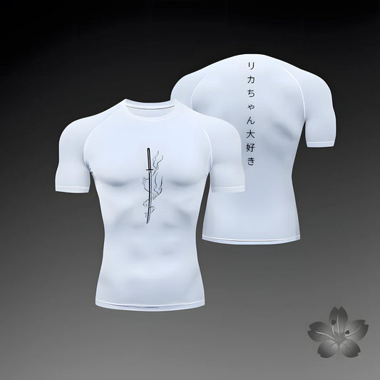Camiseta Masculina Esportiva de Compressão para Corrida e Academia!