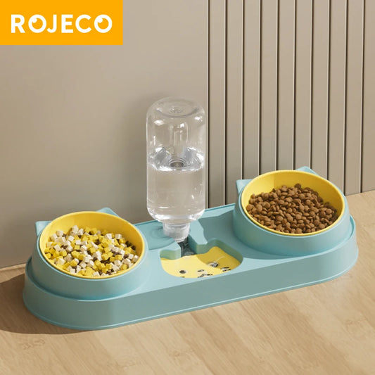 Comedouro 3 em 1 com Bebedouro Automático ROJECO!