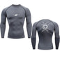 Camiseta masculina anime – manga longa e esportiva.