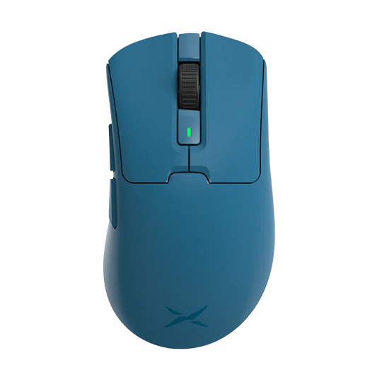 Delux M900Pro Azul: Mouse Gamer Sem Fio 8K, PAW3395, RGB e Dock Magnético!