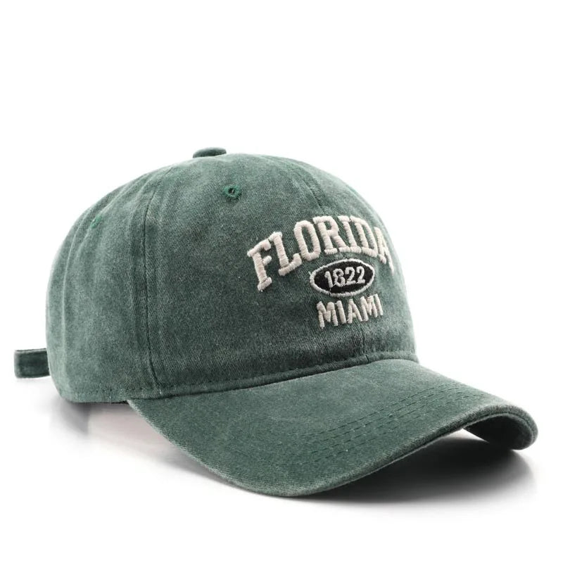 Boné Vintage Florida com Bordado e Ajuste Snapback!