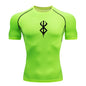 Camiseta de compressão masculina – treino e secagem rápida.