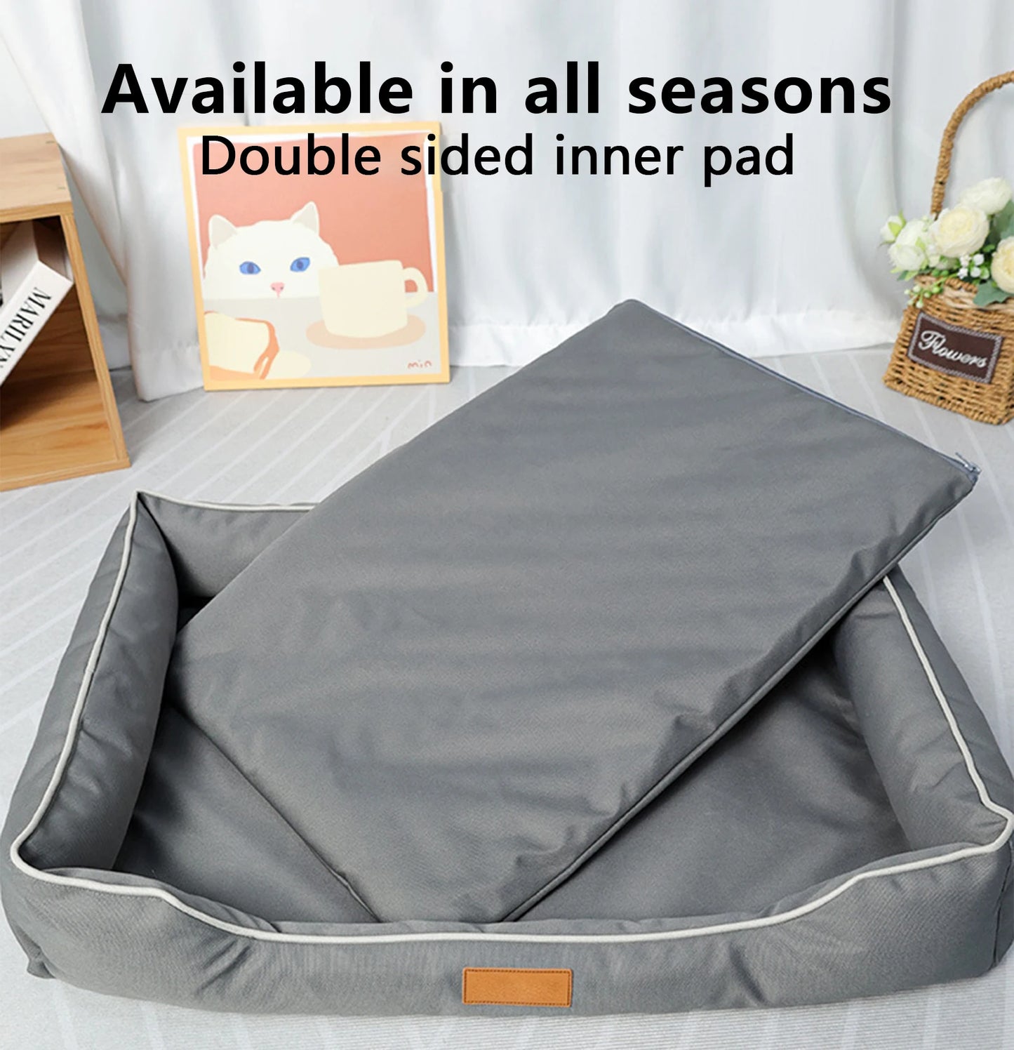 Cama Removível à Prova d'Água para Cães Upgrade 900D Oxford