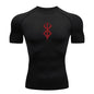 Camiseta de compressão masculina – treino e secagem rápida.