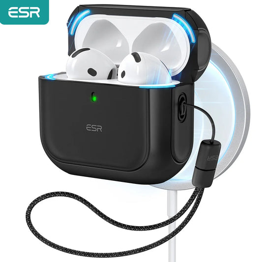Capa ESR HaloLock para AirPods 4 e Pro com Proteção