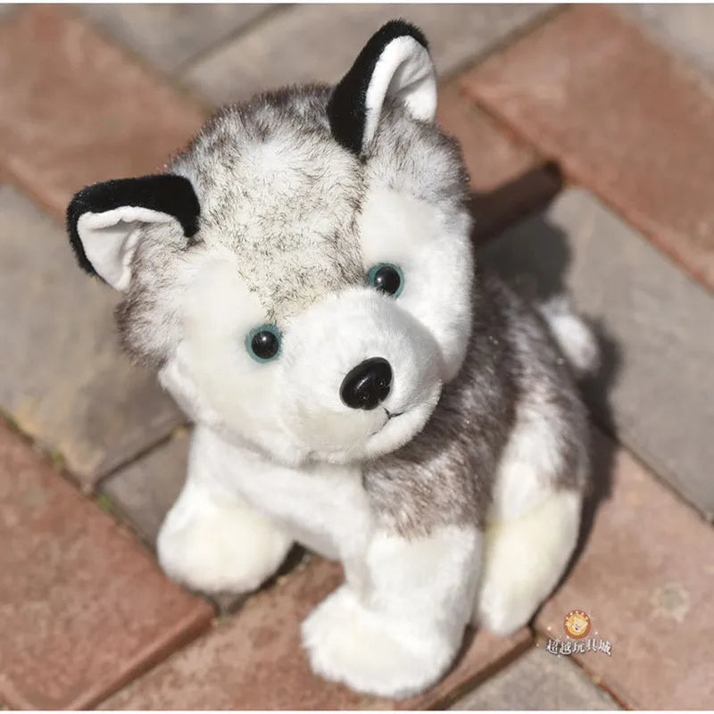 Pelúcia Kawaii Husky 10/20cm – Brinquedo Fofinho para Crianças e Bebês!