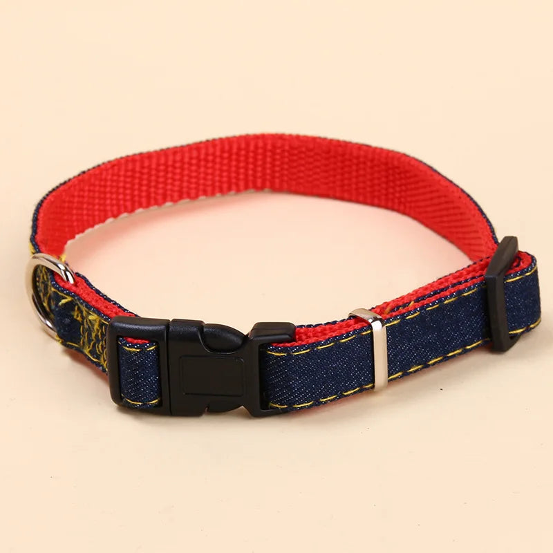 Coleira peitoral ajustável – ideal para cães e gatos.