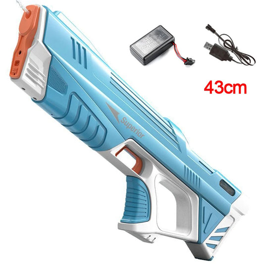 Pistola de Água Elétrica 43cm – Diversão Automática para o Verão!