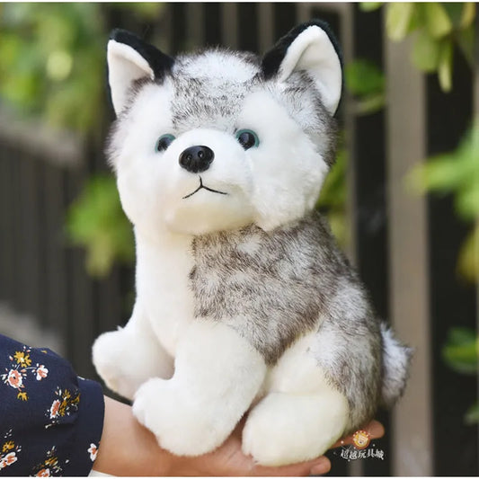 Pelúcia Kawaii Husky 10/20cm – Brinquedo Fofinho para Crianças e Bebês!