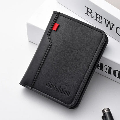 Carteira Masculina Ultra Fina em Couro PU!