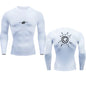 Camiseta masculina anime – manga longa e esportiva.