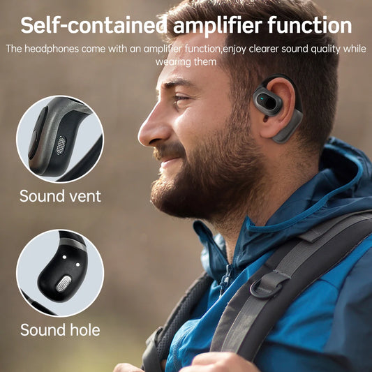 Fones Esportivos Mpow J13 Bluetooth 5.3 com 25h, Gancho e Redução de Ruído