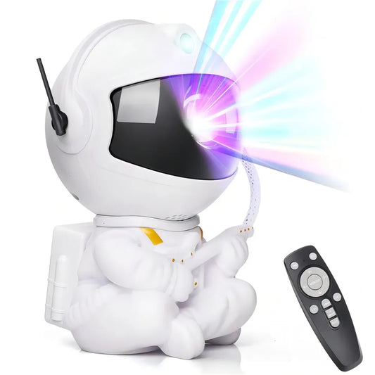Lâmpada Astronauta com Projeção Estelar!