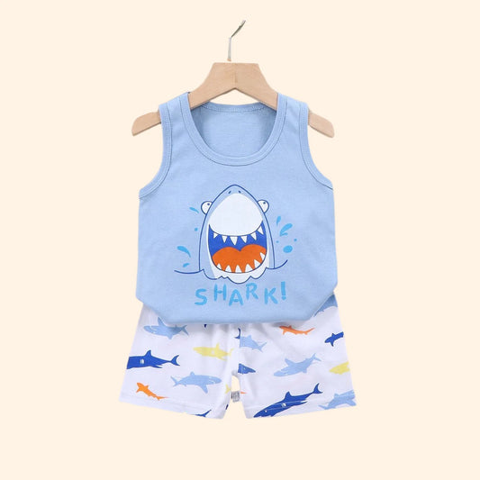 Look Divertido e Confortável: Short e Regata para Crianças!