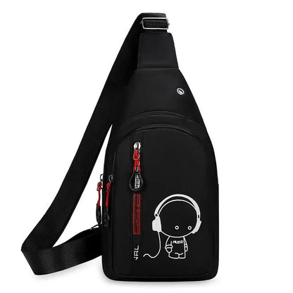 Bolsa de peito esportiva – unissex e refletiva.