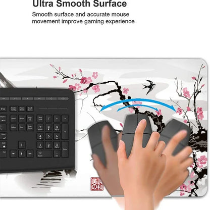 Mousepad Grande para Jogos – Antiderrapante e Ideal para Escritório ou eSports