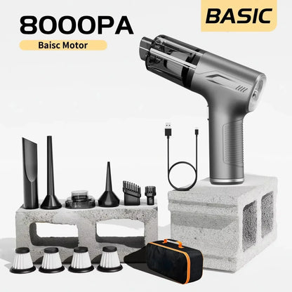 Mini Aspirador de Mão CENRR 98000PA – Potente e Sem Fio!