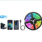 Fita LED RGB 5V – até 30m com sincronização musical.