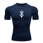 Camiseta de compressão masculina – treino e secagem rápida.
