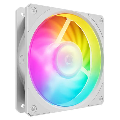 Ventilador Cooler Master 120mm, ARGB, LDB Bearing, resfriamento silencioso.