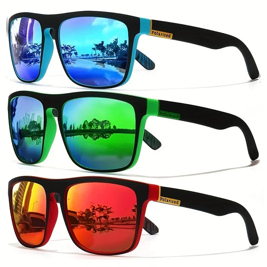 Óculos de sol polarizados de luxo – estilo vintage, unissex, com proteção UV400.