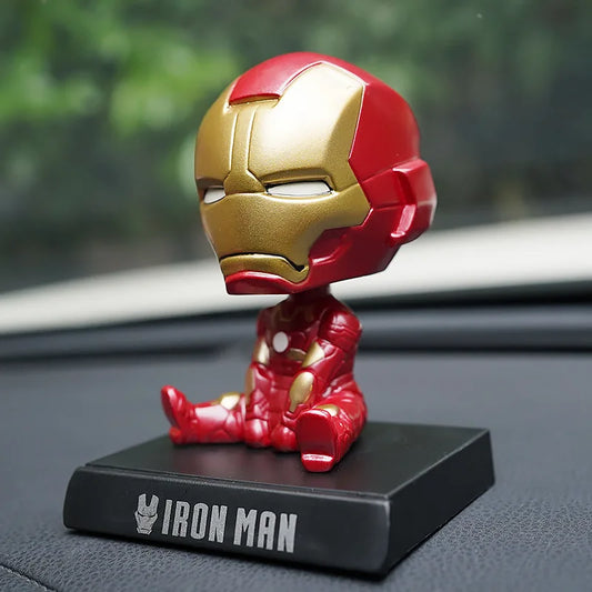 Boneco Bobble Head do Homem de Ferro – 11cm, Decorativo e Divertido!