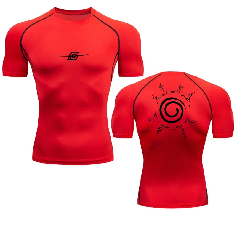 Camiseta masculina anime – manga longa e esportiva.