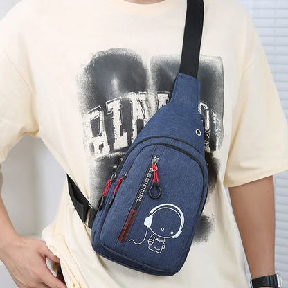 Bolsa de peito esportiva – unissex e refletiva.
