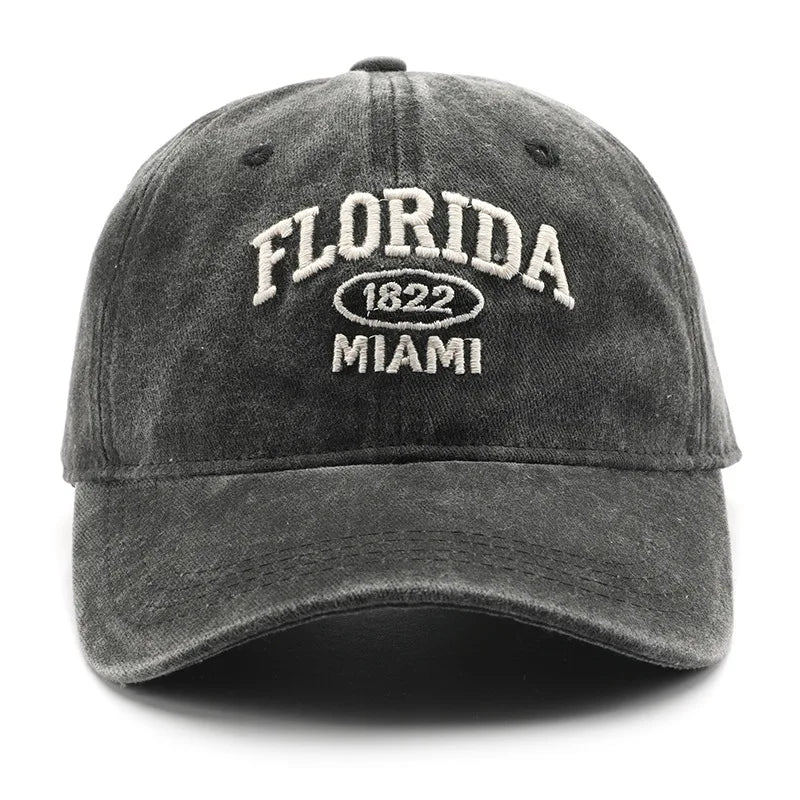 Boné Vintage Florida com Bordado e Ajuste Snapback!