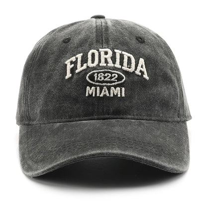Boné Vintage Florida com Bordado e Ajuste Snapback!