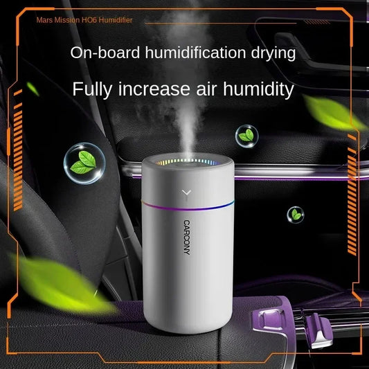 Umidificador 280ml, névoa grande, luz colorida, silencioso, para óleos essenciais.