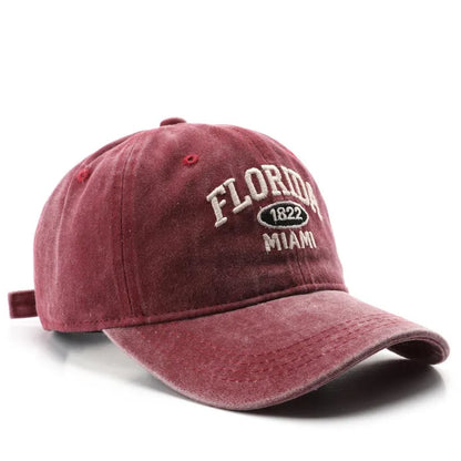 Boné Vintage Florida com Bordado e Ajuste Snapback!