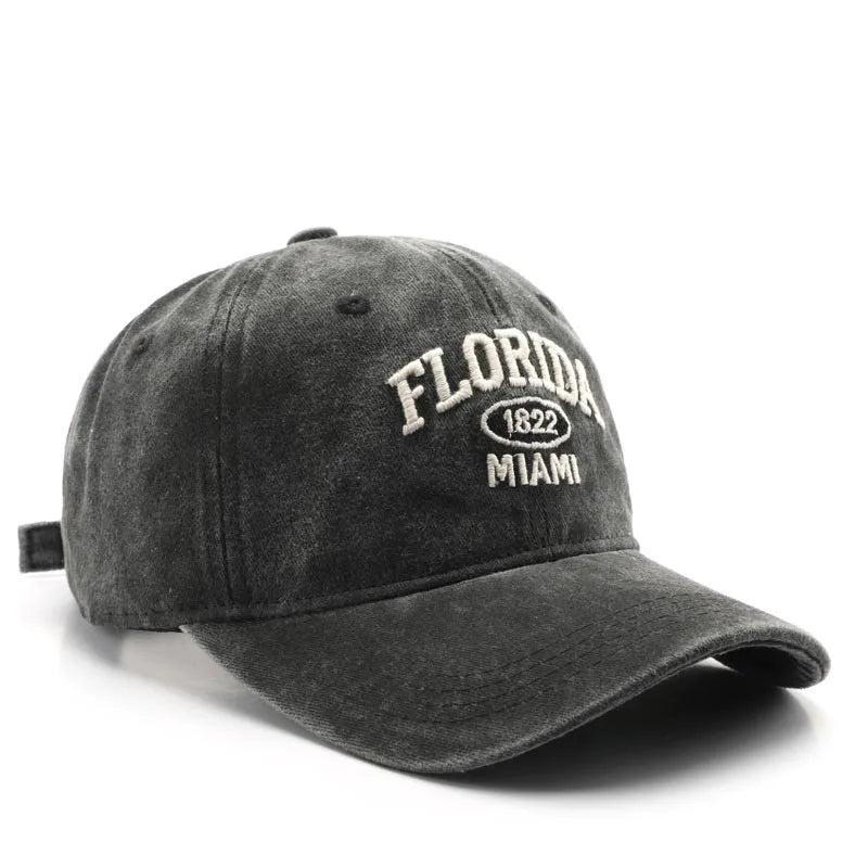 Boné Vintage Florida com Bordado e Ajuste Snapback!