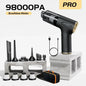 Mini Aspirador de Mão CENRR 98000PA – Potente e Sem Fio!