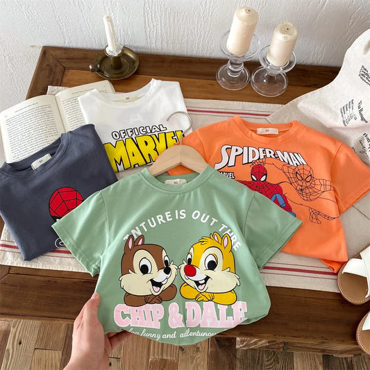 Camisetas Infantis de Verão com Estampas | Unissex