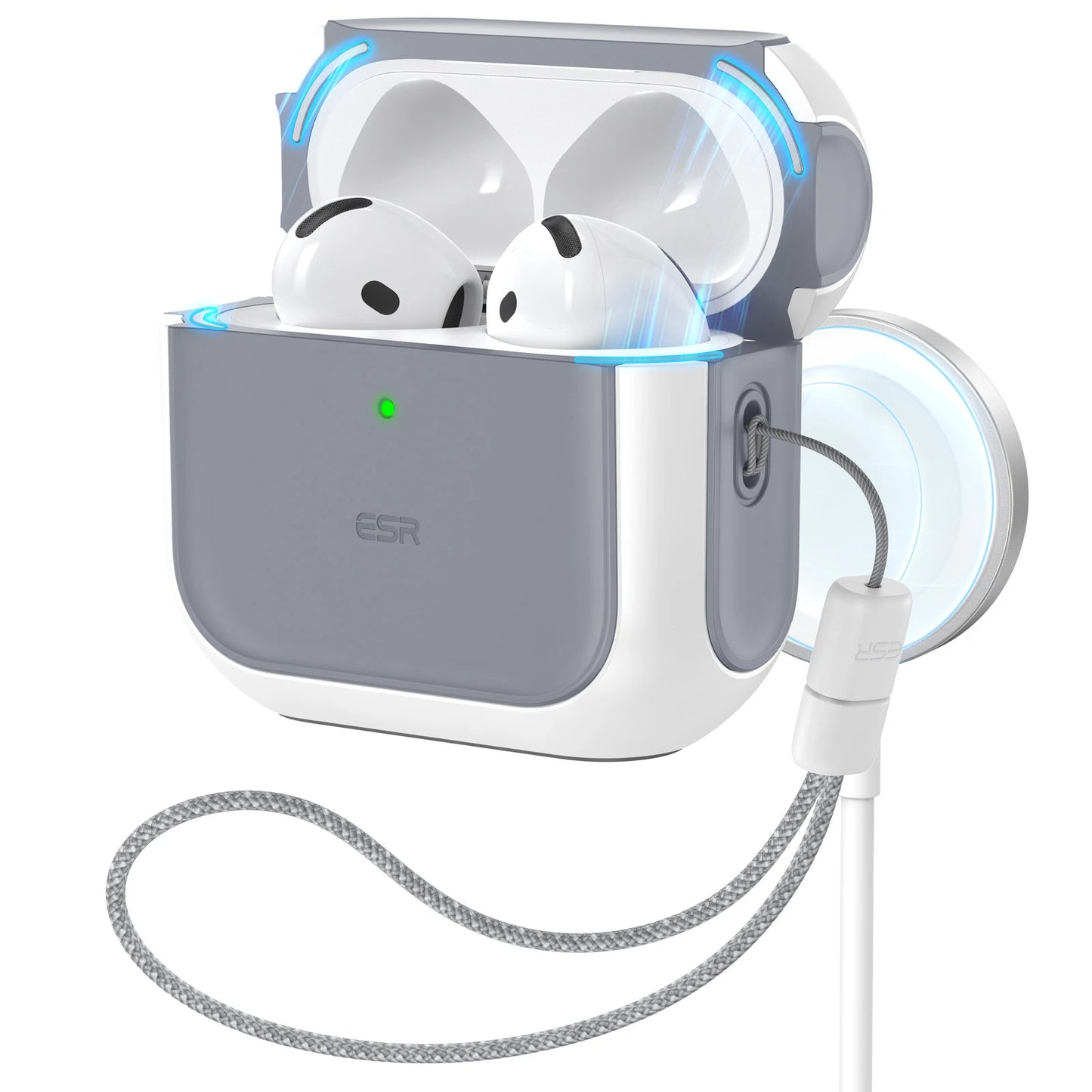 Capa ESR HaloLock para AirPods 4 e Pro com Proteção