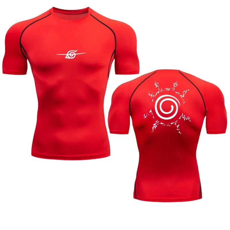 Camiseta masculina anime – manga longa e esportiva.