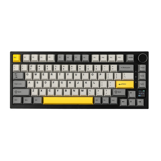 Teclado mecânico Ajazz AK820 Pro 75%, Bluetooth, Type-C e tela TFT!
