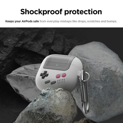 Capa Antichoque para AirPods 3/4 Pro2 com Design Gamer e Kit de Limpeza
