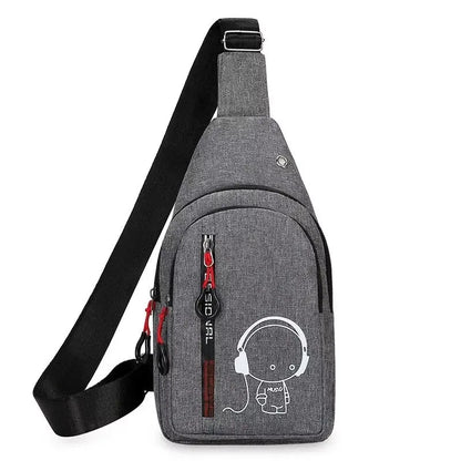 Bolsa de peito esportiva – unissex e refletiva.